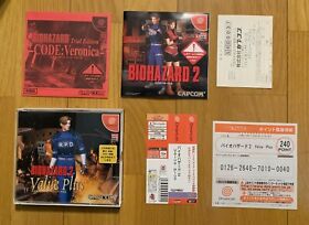 Biohazard 2 Value Plus Sega Dreamcast Japan DC Resident Evil Spine 1999