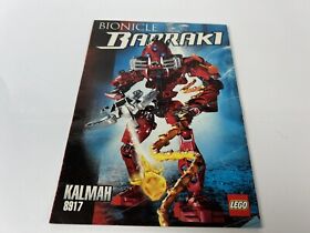 Lego 8917 Bionicle Barraki Kalmah Instructions only - Very Good