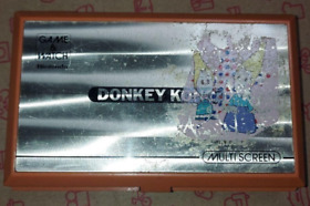 Game and Watch Nintendo Donkey Kong multi screen DK-52 Orange Junk JAPAN