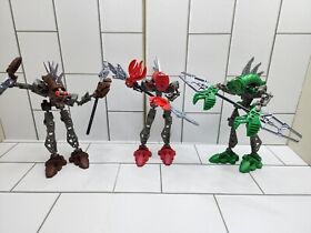 LEGO Bionicle Rahkshi 3 Figure Set 8587 8689 8592 Preowned Condition 