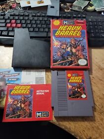 Heavy Barrel Nintendo Entertainment System 1990 NES CIB Complete With Inserts