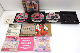 Sakura Wars Game Lot of 2 Saturn Japan Official Sega SS
