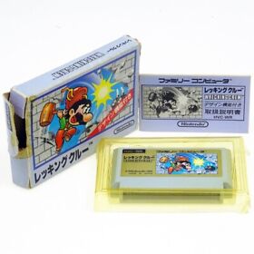 WRECKING CREW Type C Famicom Nintendo FC Japan Import NES NTSC-J Complete Used