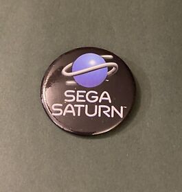 Sega Saturn Promo Button - Sega Saturn Logo - Employee Promo 2" Pinback Pin