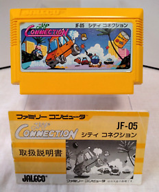 "City Connection" Nintendo NES Game Family Computer Famicom FC Cartridge Japan