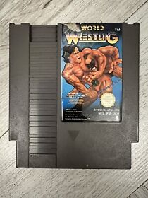 Tecmo World Wrestling Nintendo NES Game PAL A Cartridge Only