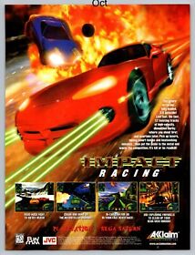 Impact Racing Playstation PS1 Sega Saturn Game Promo 1996 Full Page Print Ad