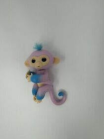 WowWee Fingerlings Baby Monkey Interactive Pet Candi Pink & Blue
