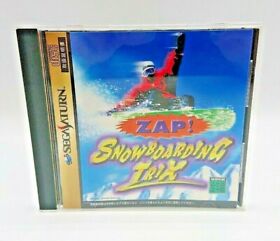 Zap Snowboarding Trix Sega Saturn Game SS Japan NTSC-J