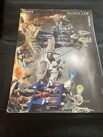 LEGO Bionicle 8893 INSTRUCTIONS MANUAL Only Book Lava Chamber Gate