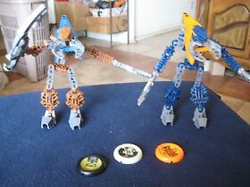 Lego Bionicle VAHKI 2 FIGURES ~ Zadakh #8617 / Bordakh #8615 ~ Year 2004