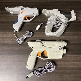 Mad Catz + Pelican + interAct Starfire Sega Dreamcast Light Gun Lot -- Untested