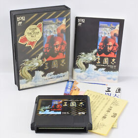 SANGOKUSHI 1 Koei Famicom Nintendo 8376 fc