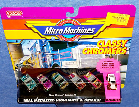 Vintage Micro Machines 64000 Classy Chromers Collection VERY RARE w/BONUS LE CAR