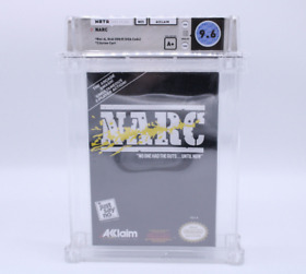NARC Nintendo NES 1990 Acclaim New Factory Sealed H-Seam Wata Graded 9.6 A+ !