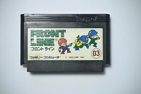 Famicom Front Line Japan FC game US Seller