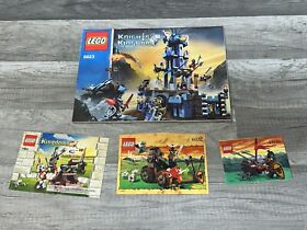 LEGO Knights Kingdom Lot of 4 INSTRUCTION MANUALS ONLY 8823, 7950, 6032, 4806