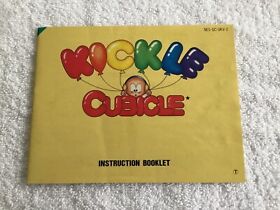 “Kickle Cubicle” NES Nintendo Instruction Booklet Manual NES-QC-UKV-2