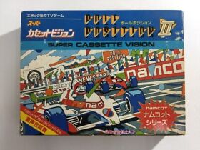 Epoch Pole Position II Super Cassette Vision Japan Retro Racing Game