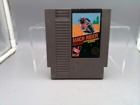 Cartucho de juego Mach Rider para Nintendo NES limpio y probado