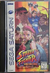 Street Fighter Collection (Sega Saturn, 1997) Authentic & Complete w/ Reg Card!