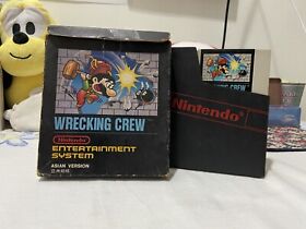 Wrecking Crew ASIAN Version Original NES with Box and Sleeve
