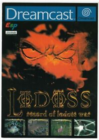 Dreamcast; ""Lodoss - Record Of Lodoss War"" Werbepostkarte, unveröffentlicht, 2000