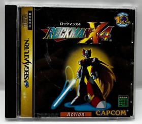 Megaman X4  1997 SEGA Saturn Japanese Version Action Game NTSC-J