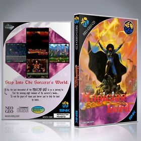 Neo Geo CD Custom Case - NO GAME - Magician Lord