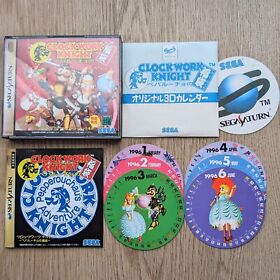 Clockwork Knight Pepperouchau Fukubukuro Sega Saturn Calendar (w tracking) Japan