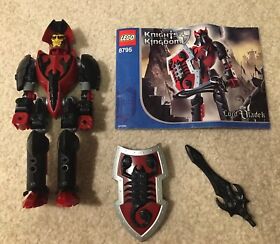 Lego Knights Kingdom 8795 Lord Vladek Buildable Toy Figure 7.5" Tall Complete