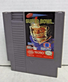 Tecmo Super Bowl Nintendo NES 1991 Vintage Video Game Untested 021624AST2