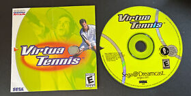 Virtua Tennis (Sega Dreamcast, 2000) DISC And MANUAL ONLY