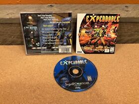 Expendable (Sega Dreamcast, 1999) Complete. Tested Working. Great Shape.