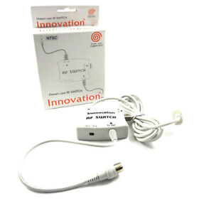 New Dreamcast - RF Unit Switch Adapter Innovation White RFU Cable Adaptor
