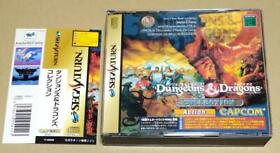 Obi With Postcard Dungeon Dragons Collection Sega Saturn