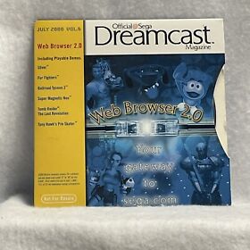 Sega Dreamcast Magazine Demo Disc July 2000 Vol 6 with Sleeve