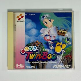 NEC PC engine came out! Twinbee KONAMI Box/With Instructions Japan Limited Used