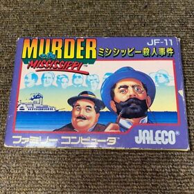 FAMICOM CASSETTE MISSISSIPPI MURDER CASE Nintendo retro game Jaleco japanese