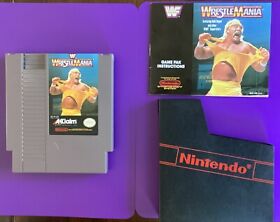 WWF WrestleMania (Nintendo NES, 1988) * Complete * set