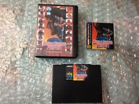 World Heroes Perfect CIB w/game,instruction manual, case JPN for the Neo-Geo AES