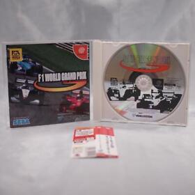 F1 WORLD GRAND PRIX for Dreamcast Tested Working DC Retrogaming