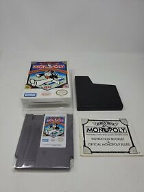 NINTENDO MONOPOLY (Nintendo NES Entertainment System , 1991, COMPLETE CIB) MINT!
