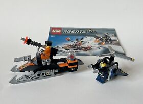 Lego Agents 2.0 8631 Jetpack Pursuit- 100% Complete with  manual No Box