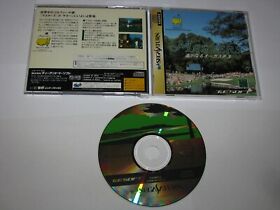 Masters Harukanaru Augusta 3 Sega Saturn Japan import US Seller