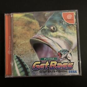 Get Bass - Sega Dreamcast NTSC-J Japan Fishing Game