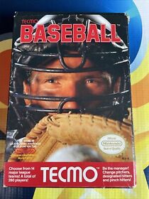 Tecmo Baseball NES CIB (Nintendo Complete  With Box)