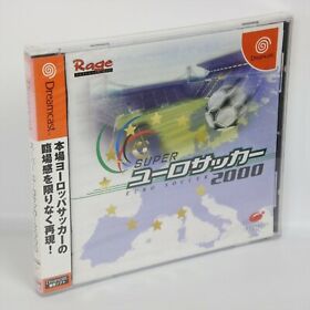 Dreamcast Super EURO SOCCER 2000 Unused 0419 Sega dc