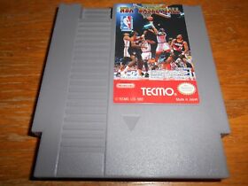 Vintage Tecmo NBA Basketball - NES Nintendo Game TESTED