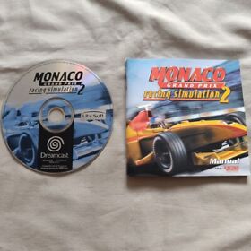 Monaco Grand Prix Racing Simulation 2 Sega Dreamcast Game *Disc + Manual*